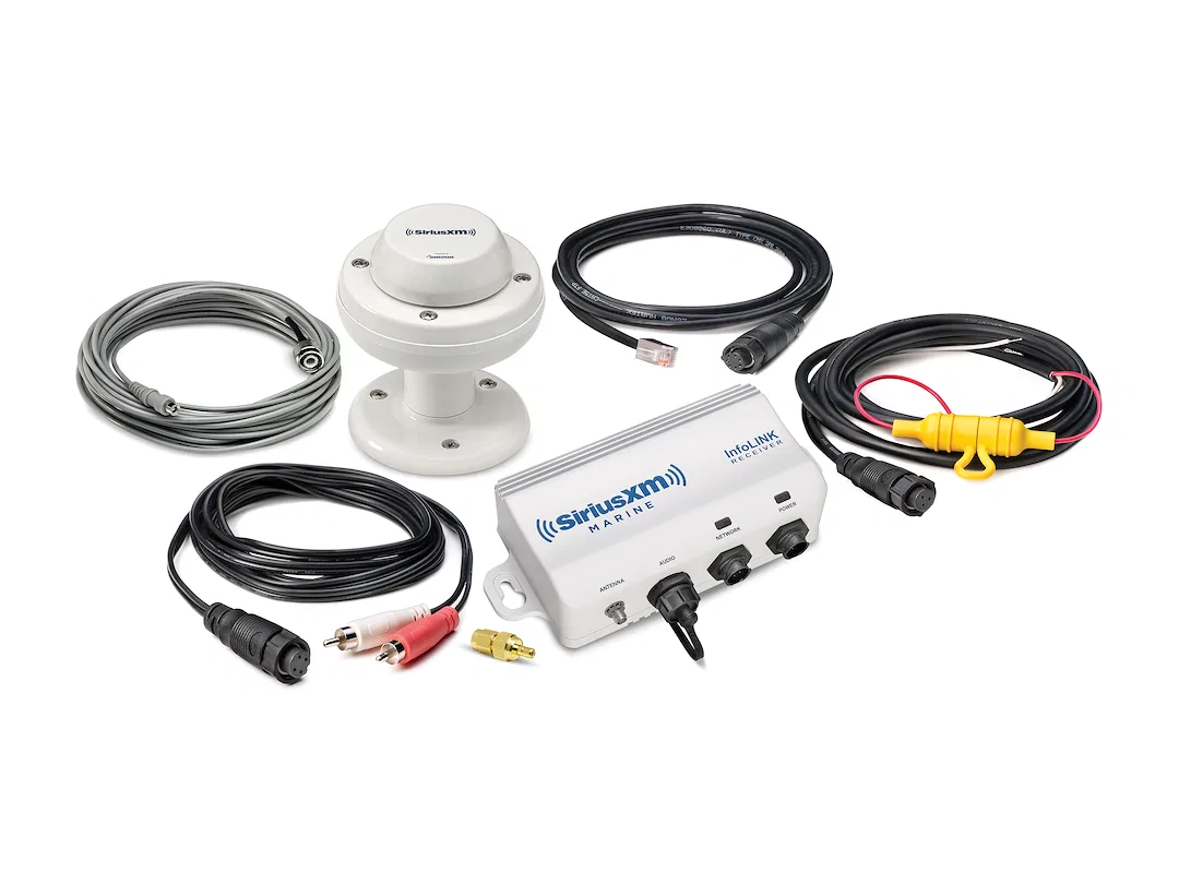 E70499 – RAYMARINE Weather Receiver Antenna, Use To Receive Weather, Fish Mapping And Satellite Radio Information Dir...